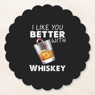 Whiskey Lover   Ich mag dich lieber mit Whiskey Untersetzer