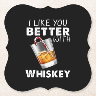 Whiskey Lover | Ich mag dich lieber mit Whiskey Untersetzer