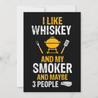 Whiskey Mein Raucher 3 Personen Witze GRILLEN