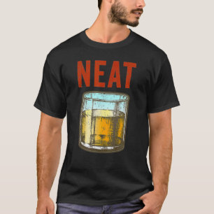 Whiskey Neat Fun Old modische Scott und Bourbon T-Shirt