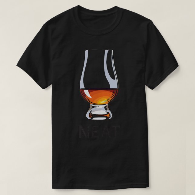 Whiskey Neat T Shirt (Design vorne)