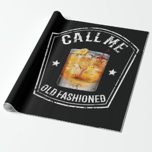 Whiskey nennt mich altmodisch geschenkpapier