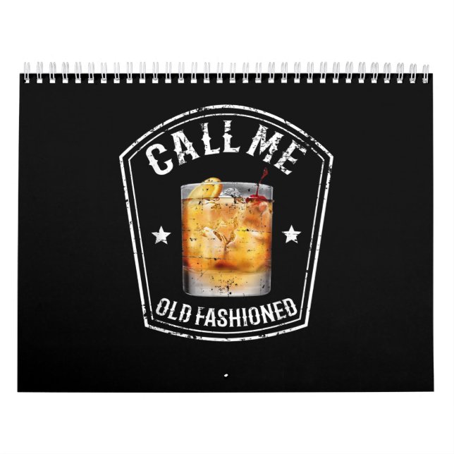 Whiskey nennt mich altmodisch kalender (Titelbild)