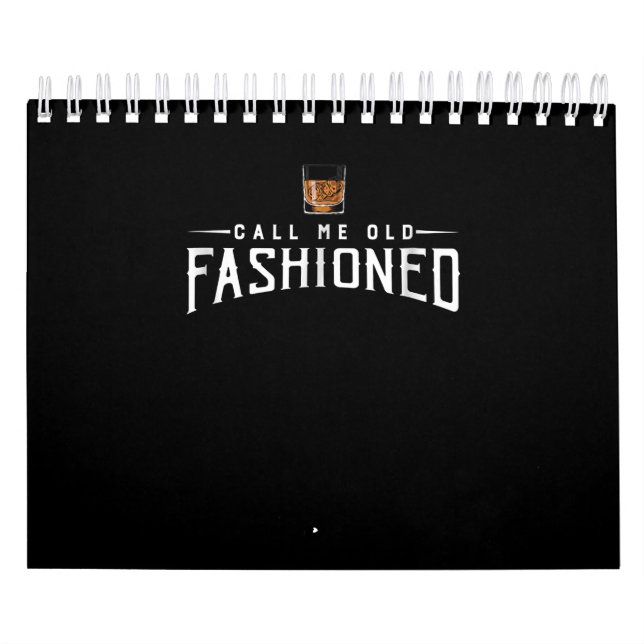 Whiskey nennt mich altmodisch kalender (Titelbild)