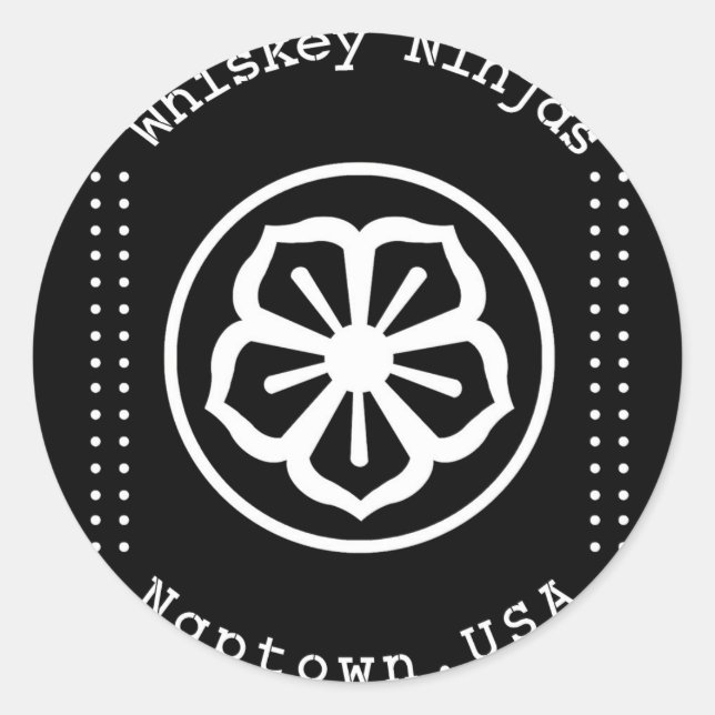 Whiskey Ninjas Karate Kid Sticker (Vorderseite)