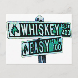 Whiskey Rd & Easy St Postkarte