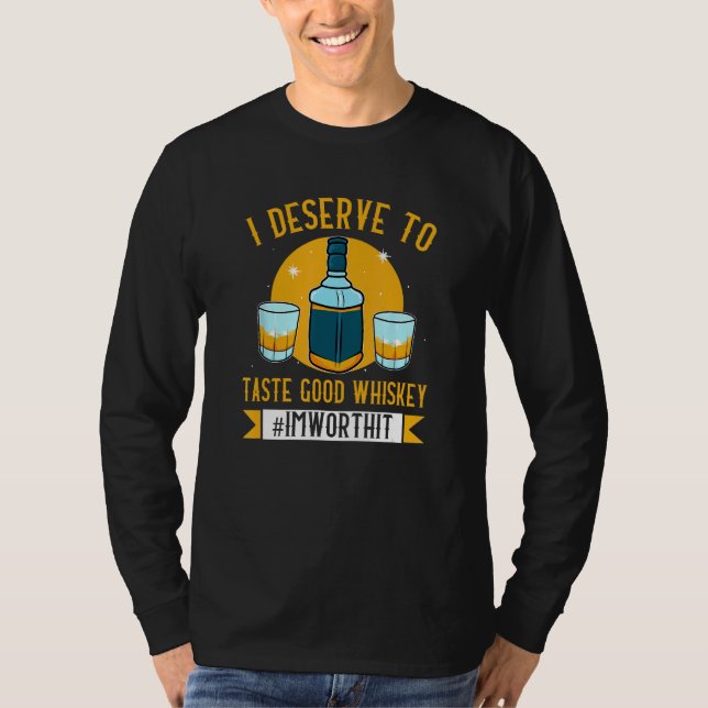 Whiskey Rum Alcohol Cocktail Drunk Alcoholic Damp  T-Shirt (Vorderseite)