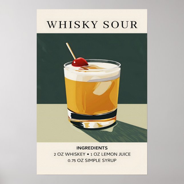 Whiskey Sour Poster (Vorne)