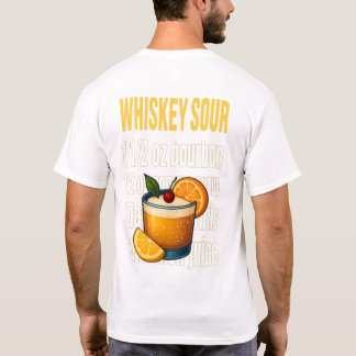 Whiskey Sour T-Shirt – Classic Bourbon Cocktail