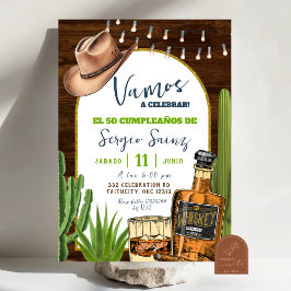 Whiskey Spanischer Cowboy Geburtstagseinladung Einladung