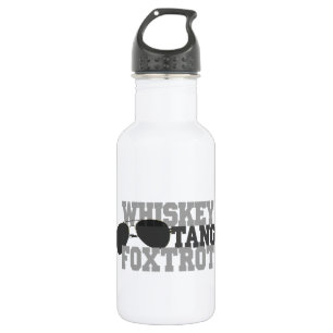 Whiskey Tango Foxtrot - Aviation Glass Trinkflasche
