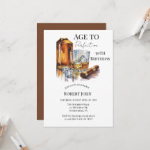 Whiskey- und Zigarrenparty zum 50. Geburtstag der 