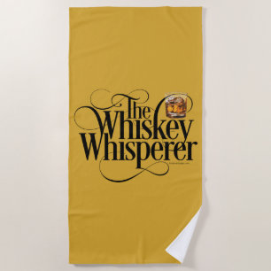 Whiskey Whisperer Beach Handtuch