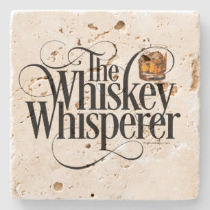 Whiskey Whisperer Stone Untersetzer