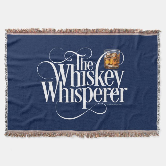 Whiskey Whisperer Throw Blanket Decke (Vorderseite)