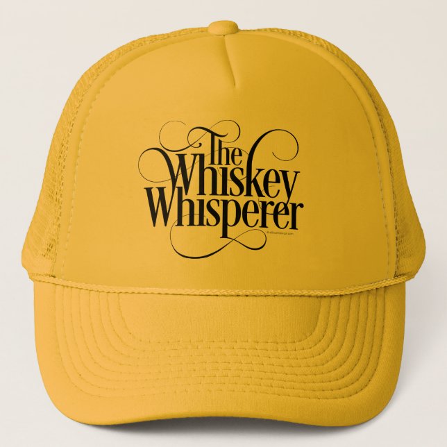 Whiskey Whisperer Trucker Hat Truckerkappe (Vorderseite)