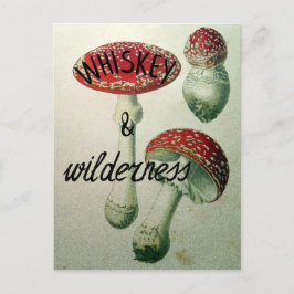 Whiskey & Wilderness Toadstool Postkarte