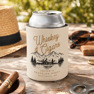 Whiskey & Zigarren Junggesellenabschied Ferienhaus Dosenkühler