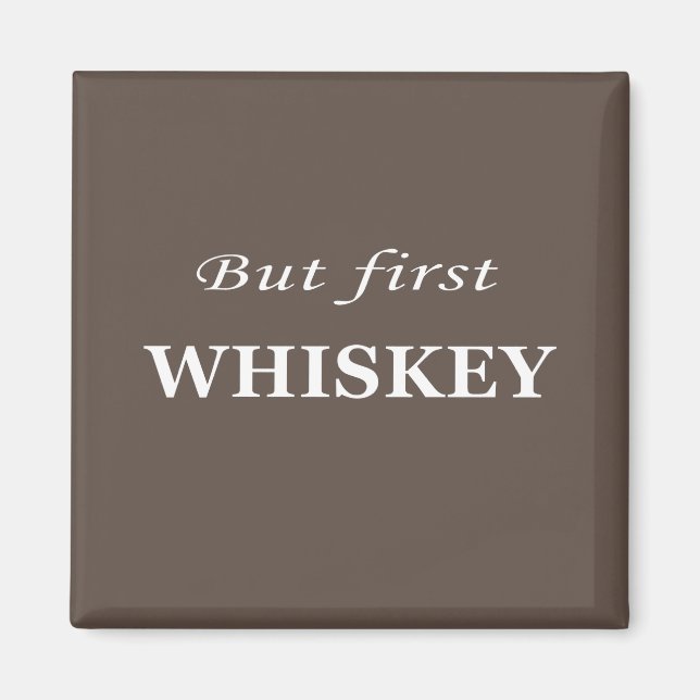 Whiskey-Zitate Magnet (Vorne)
