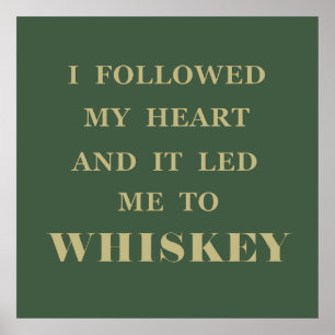 Whiskey-Zitate Poster