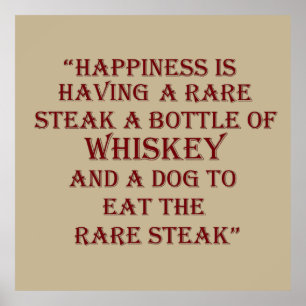 Whiskey-Zitate Poster