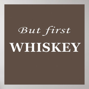 Whiskey-Zitate Poster