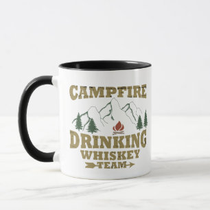 Whiskey zitiert lustige Camping Camper Redewendung Tasse