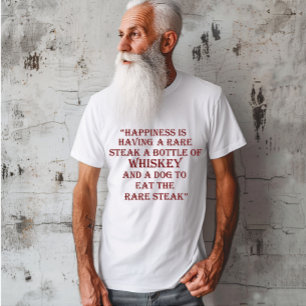 Whiskey zitiert lustige Redewendungen zum Trinken T-Shirt