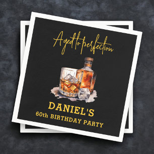 Whiskey zum 60. Geburtstag - gereift bis zur Vollk Serviette