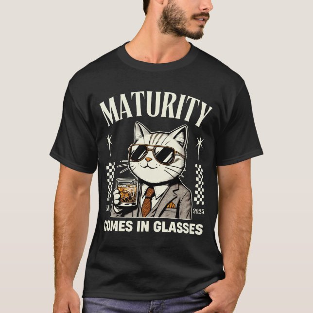 Whiskeygläser T-Shirt (Vorderseite)