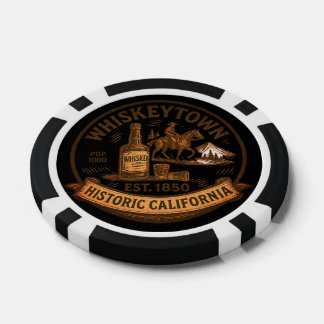 Whiskeytown - Historisches Kalifornien Vintages Em Pokerchips