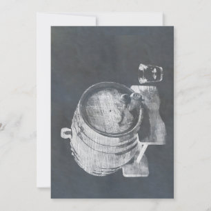 Whisky Barrel Einladung