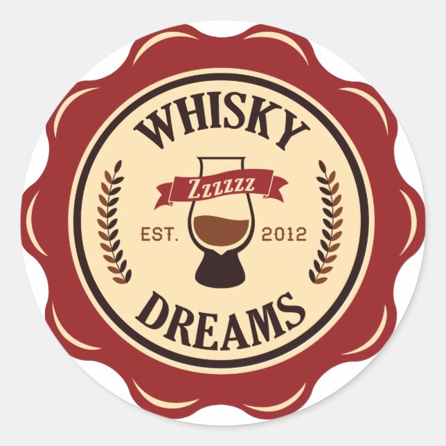 Whisky Dreams Stickers (Vorderseite)