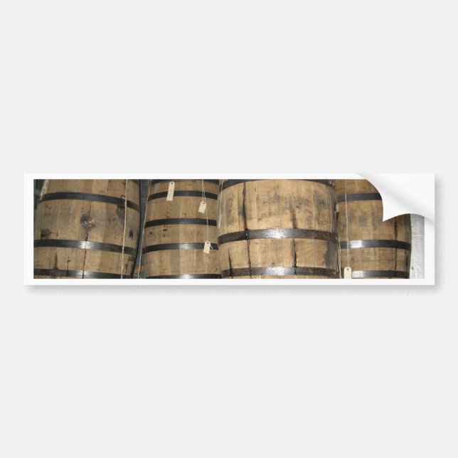 Whisky-Fässer Autoaufkleber (Vorne)