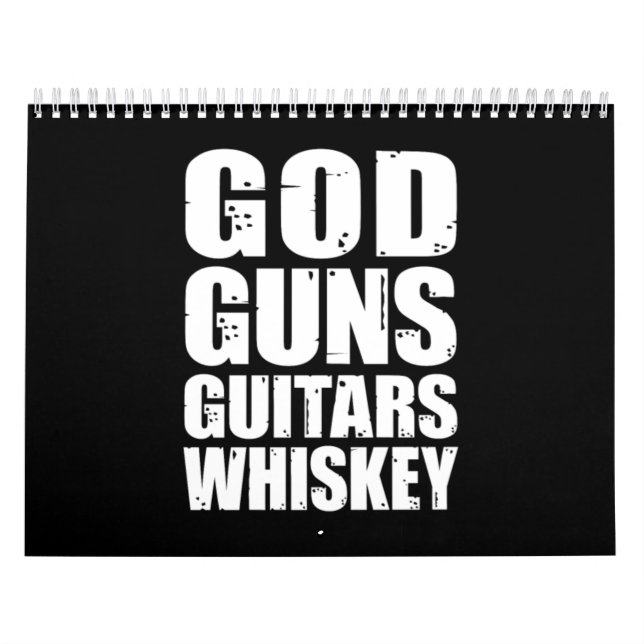 Whisky| GUS Gitarren Whiskey Kalender (Titelbild)