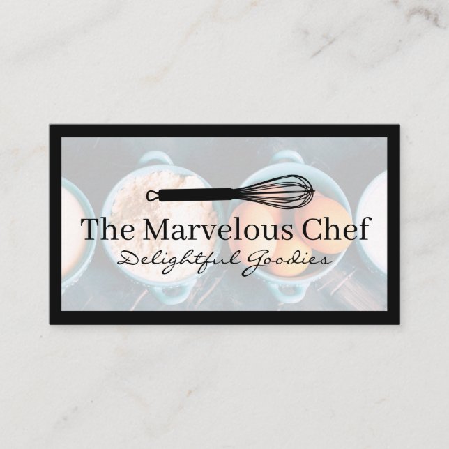 Whisky-Logo | Backzutaten Visitenkarte (Vorderseite)