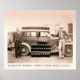 Whisky Raid, Kilgore, TX 1931 Poster