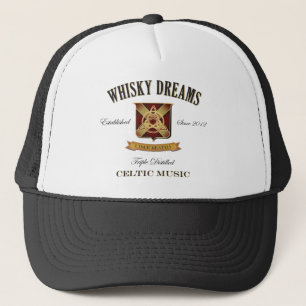 Whisky-Traum-"Aufkleber-" Logo Truckerkappe