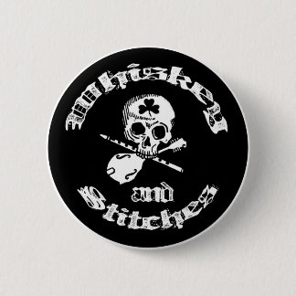 Whisky- und Stichlogoknopf Button
