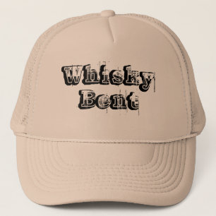 Whisky verbogener beige Hut Truckerkappe