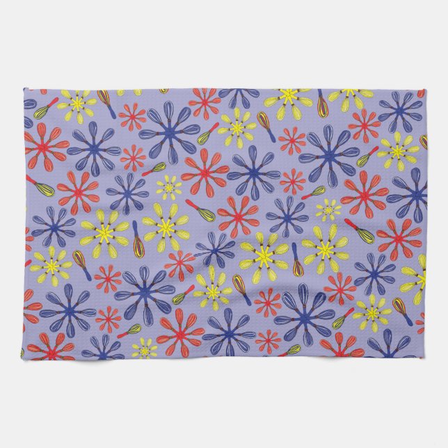 Whisky vor Frühstück w/larger wischt Geschirrtuch (Horizontal)