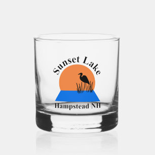 Whiskyglas Sunset Lake
