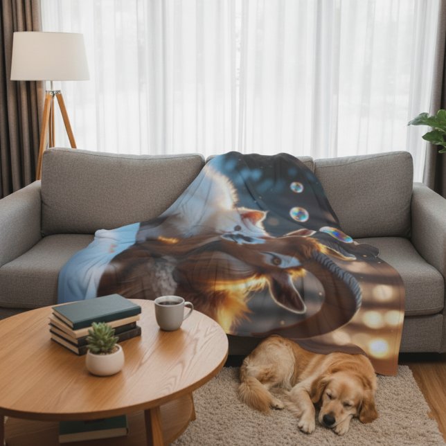 Whiskys und Hooves Fleecedecke (Von Creator hochgeladen)