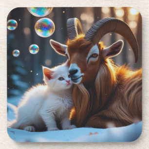 Whiskys und Hooves Getränkeuntersetzer