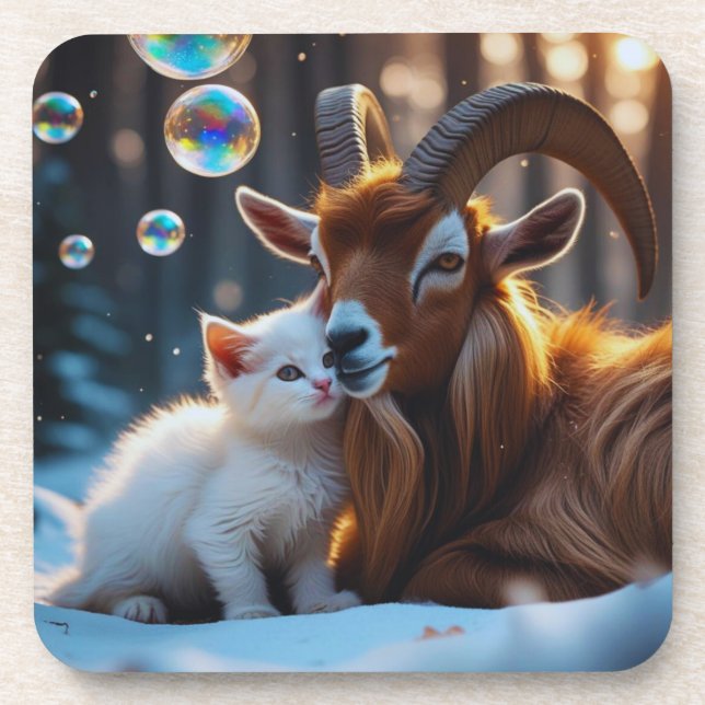 Whiskys und Hooves Getränkeuntersetzer (Vorderseite)