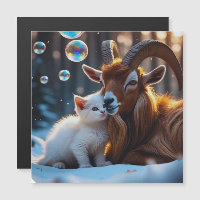 Whiskys und Hooves Magnetkarte (Vorne/Hinten)