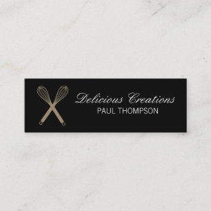 Whiskyvariante (Magenta) Kulinarischer Meister Mini Visitenkarte