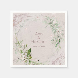 Whisper & Blush 2 Hochzeitcocktail Napkins Serviette