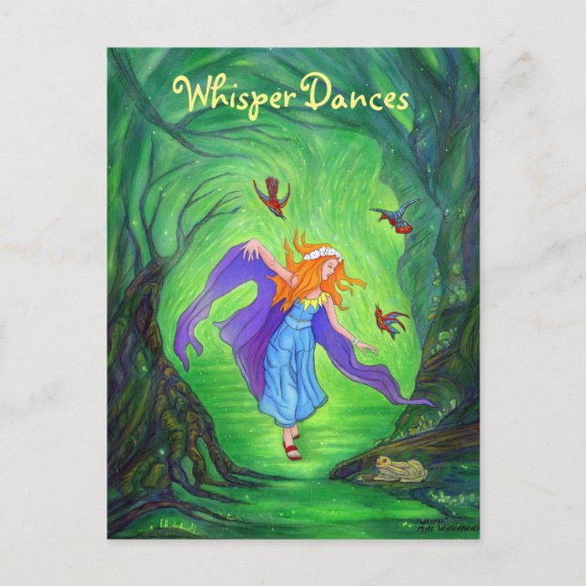 Whisper Dances Postkarte von Mike Winterbauer (Vorderseite)