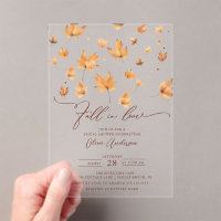 Whisper Fall Bridal Dusche Einladung